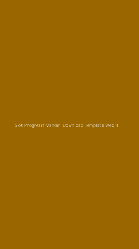 Tampilan Antarmuka Aplikasi Slot Progresif Mandiri Download Template Web - 4