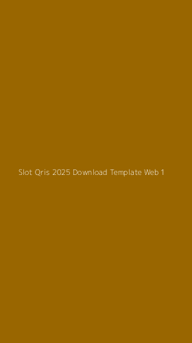 Tampilan Antarmuka Aplikasi Slot Qris 2025 Download Template Web - 1