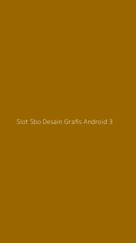 Tampilan Antarmuka Aplikasi Slot Sbo Desain Grafis Android - 3