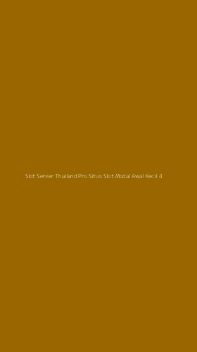 Tampilan Antarmuka Aplikasi Slot Server Thailand Pro Situs Slot Modal Awal Kecil - 4