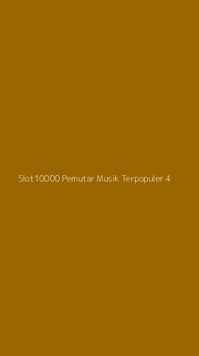 Tampilan Antarmuka Aplikasi Slot10000 Pemutar Musik Terpopuler - 4