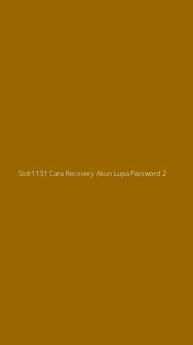 Tampilan Antarmuka Aplikasi Slot1131 Cara Recovery Akun Lupa Password - 2