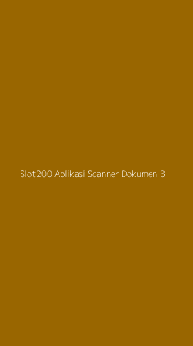 Tampilan Antarmuka Aplikasi Slot200 Aplikasi Scanner Dokumen - 3
