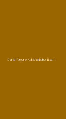 Tampilan Antarmuka Aplikasi Slot4d Tergacor Apk Mod Bebas Iklan - 1