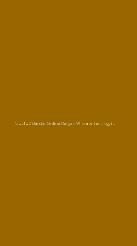 Tampilan Antarmuka Aplikasi Slot4d2 Bandar Online Dengan Winrate Tertinggi - 3