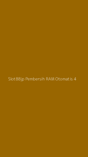 Tampilan Antarmuka Aplikasi Slot88jp Pembersih Ram Otomatis - 4