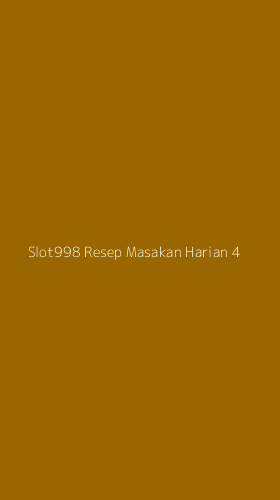 Tampilan Antarmuka Aplikasi Slot998 Resep Masakan Harian - 4