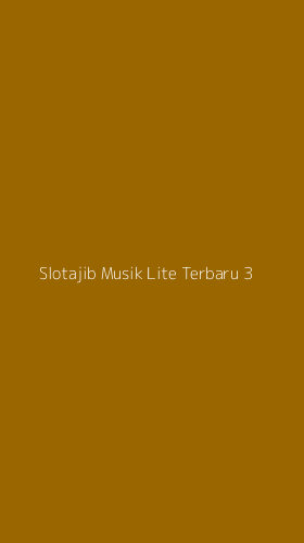 Tampilan Antarmuka Aplikasi Slotajib Musik Lite Terbaru - 3