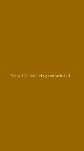 Tampilan Antarmuka Aplikasi Slotavif Aplikasi Kebugaran Android - 4