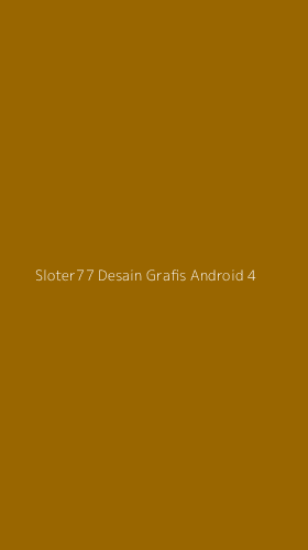 Tampilan Antarmuka Aplikasi Sloter77 Desain Grafis Android - 4