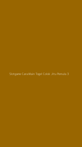 Tampilan Antarmuka Aplikasi Slotgame Cara Main Togel Colok Jitu Pemula - 3