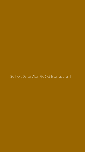 Tampilan Antarmuka Aplikasi Slothoky Daftar Akun Pro Slot Internasional - 4