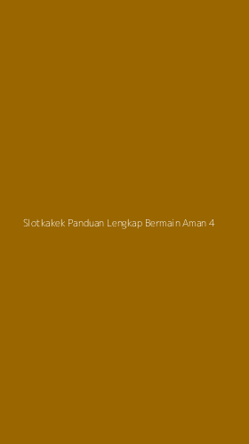 Tampilan Antarmuka Aplikasi Slotkakek Panduan Lengkap Bermain Aman - 4