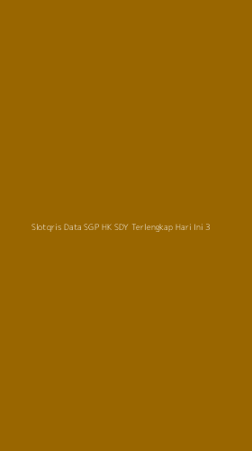 Tampilan Antarmuka Aplikasi Slotqris Data Sgp Hk Sdy Terlengkap Hari Ini - 3
