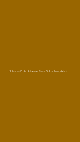 Tampilan Antarmuka Aplikasi Slotsensa Portal Informasi Game Online Terupdate - 4