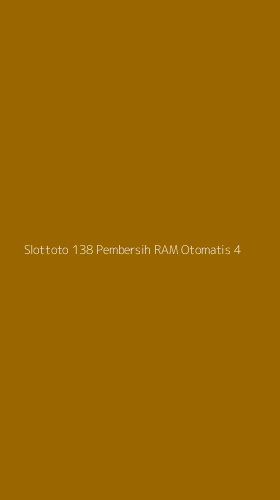 Tampilan Antarmuka Aplikasi Slottoto 138 Pembersih Ram Otomatis - 4