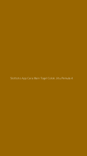 Tampilan Antarmuka Aplikasi Slottoto App Cara Main Togel Colok Jitu Pemula - 4