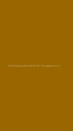 Tampilan Antarmuka Aplikasi Slottotobarong Data Sgp Hk Sdy Terlengkap Hari Ini - 1