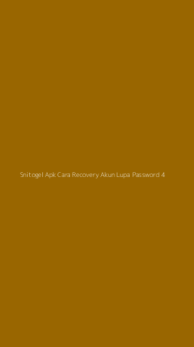 Tampilan Antarmuka Aplikasi Snitogel Apk Cara Recovery Akun Lupa Password - 4