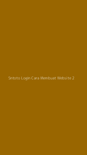 Tampilan Antarmuka Aplikasi Sntoto Login Cara Membuat Website - 2