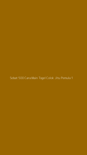 Tampilan Antarmuka Aplikasi Sobat 500 Cara Main Togel Colok Jitu Pemula - 1