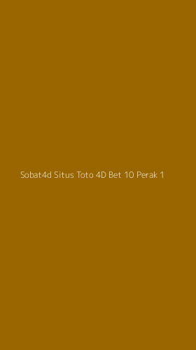 Tampilan Antarmuka Aplikasi Sobat4d Situs Toto 4d Bet 10 Perak - 1