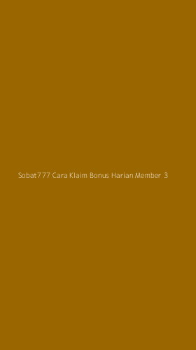 Tampilan Antarmuka Aplikasi Sobat777 Cara Klaim Bonus Harian Member - 3