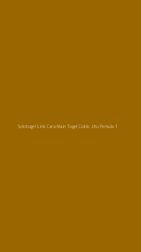 Tampilan Antarmuka Aplikasi Solotogel Link Cara Main Togel Colok Jitu Pemula - 1