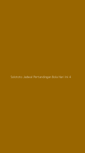 Tampilan Antarmuka Aplikasi Solototo Jadwal Pertandingan Bola Hari Ini - 4