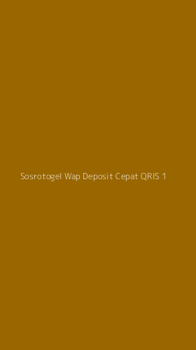 Tampilan Antarmuka Aplikasi Sosrotogel Wap Deposit Cepat Qris - 1