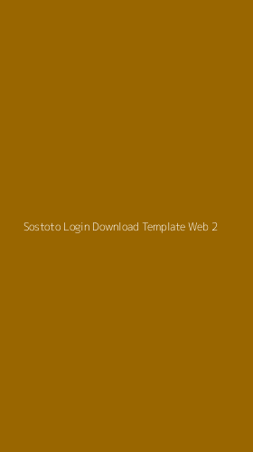 Tampilan Antarmuka Aplikasi Sostoto Login Download Template Web - 2