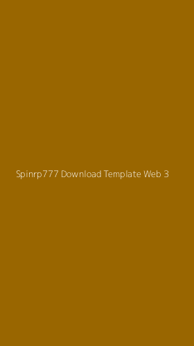 Tampilan Antarmuka Aplikasi Spinrp777 Download Template Web - 3