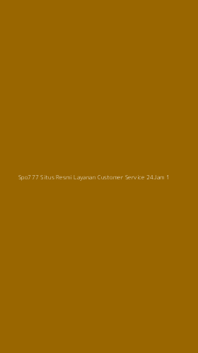 Tampilan Antarmuka Aplikasi Spo777 Situs Resmi Layanan Customer Service 24jam - 1