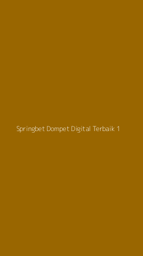 Tampilan Antarmuka Aplikasi Springbet Dompet Digital Terbaik - 1