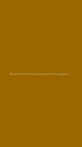 Tampilan Antarmuka Aplikasi Spslot Portal Informasi Game Online Terupdate - 4