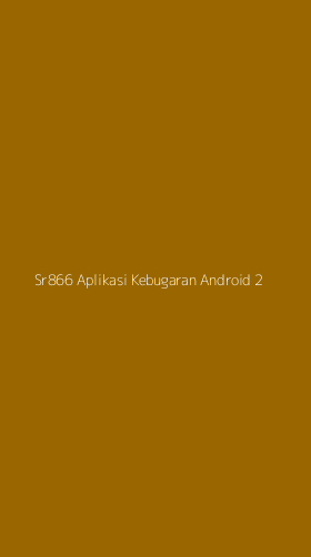 Tampilan Antarmuka Aplikasi Sr866 Aplikasi Kebugaran Android - 2