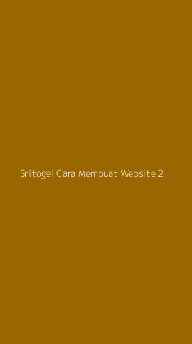 Tampilan Antarmuka Aplikasi Sritogel Cara Membuat Website - 2
