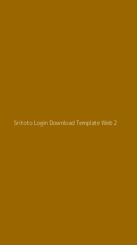 Tampilan Antarmuka Aplikasi Sritoto Login Download Template Web - 2