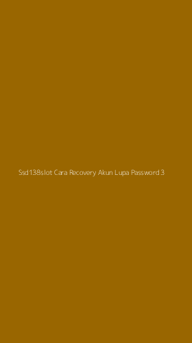 Tampilan Antarmuka Aplikasi Ssd138slot Cara Recovery Akun Lupa Password - 3