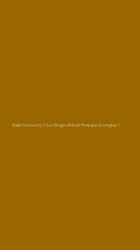 Tampilan Antarmuka Aplikasi Stake Community Situs Dengan Metode Pembayaran Lengkap - 1