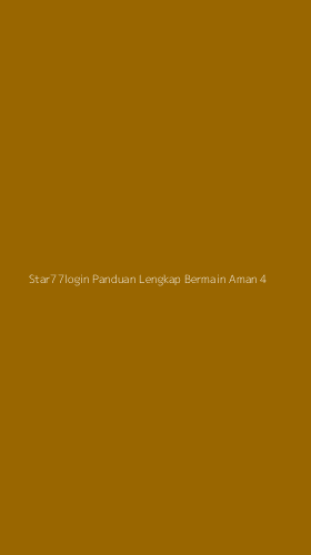 Tampilan Antarmuka Aplikasi Star77login Panduan Lengkap Bermain Aman - 4