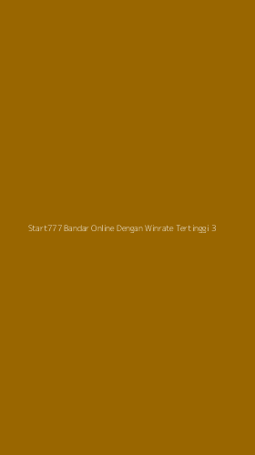 Tampilan Antarmuka Aplikasi Start777 Bandar Online Dengan Winrate Tertinggi - 3