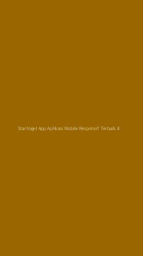 Tampilan Antarmuka Aplikasi Startogel App Aplikasi Mobile Responsif Terbaik - 4