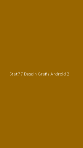 Tampilan Antarmuka Aplikasi Stat77 Desain Grafis Android - 2