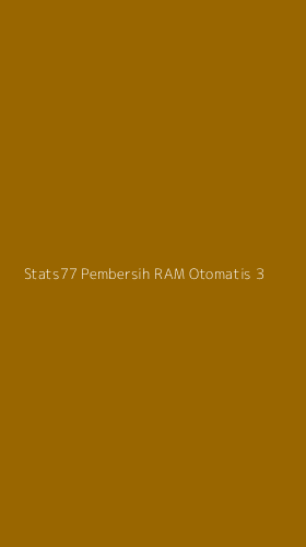 Tampilan Antarmuka Aplikasi Stats77 Pembersih Ram Otomatis - 3