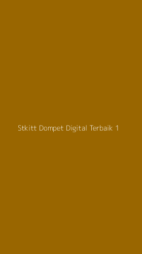 Tampilan Antarmuka Aplikasi Stkitt Dompet Digital Terbaik - 1
