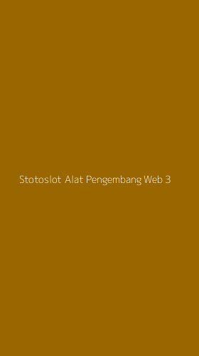 Tampilan Antarmuka Aplikasi Stotoslot Alat Pengembang Web - 3
