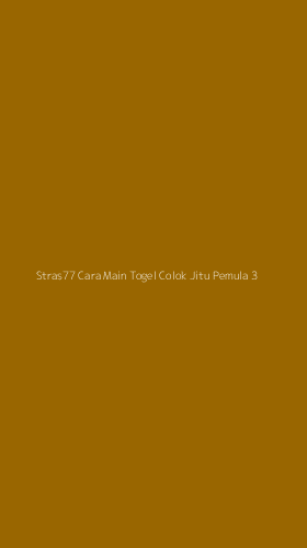 Tampilan Antarmuka Aplikasi Stras77 Cara Main Togel Colok Jitu Pemula - 3