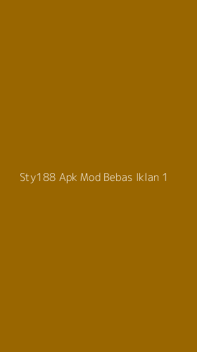 Tampilan Antarmuka Aplikasi Sty188 Apk Mod Bebas Iklan - 1