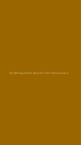 Tampilan Antarmuka Aplikasi Sty188 App Daftar Akun Pro Slot Internasional - 4